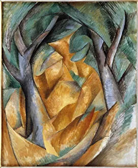 Georges Braque Print: Les Arbres, 1908