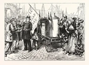 Dr. Kennions Street Coffee-urn Cart-a Good Temperance Movement. Drawn W. A. Rogers Dr. Kennions Street Coffee-urn Cart-a Good Temperance Movement. Drawn W. A. Rogers