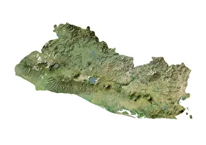 El Salvador, Satellite Image