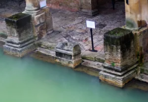 England, Bath, Roman baths
