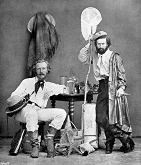 Ernst Haeckel with his assistant in Canaries, 1867 Ernst Haeckel with his assistant in Canaries, 1867