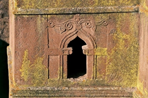 Ethiopia, Lalibela, church of St George, Detail Ethiopia, Lalibela, church of St George, Detail