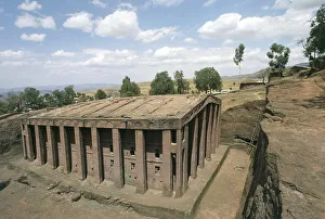 Ethiopia, Lalibela, House of Redeemer of World church Ethiopia, Lalibela, House of Redeemer of World church