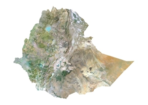 Ethiopia, Satellite Image