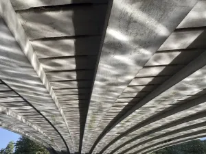 River Reflections Print under Donnington Bridge, Oxford