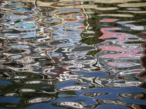 Oxfordshire Landscape Photography Prints: Reflections in the Thames at Oxford