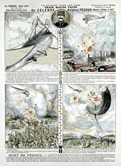Exploits of French air ace Adolphe Pegoud, killed in action 1915 Exploits of French air ace Adolphe Pegoud, killed in action 1915