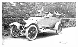 Family outing in tourer, possibly an Bianchini, c1920 Family outing in tourer, possibly an Bianchini, c1920