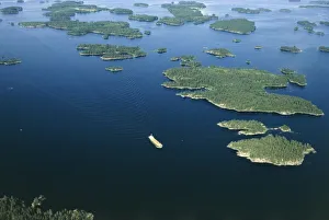 Finland, Aerial view of Lake Haukivesi Finland, Aerial view of Lake Haukivesi