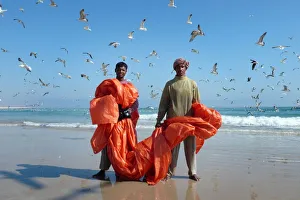 Fisherman. indian Ocean. Oman. Asia Fisherman. indian Ocean. Oman. Asia
