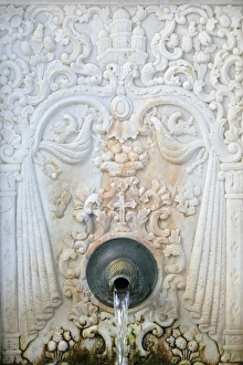 Fountain in Koutloumoussiou monastery on Mount Athos Fountain in Koutloumoussiou monastery on Mount Athos