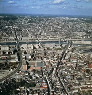 France, High Normandy, Aerial view of Rouen France, High Normandy, Aerial view of Rouen