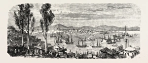 The French Fleet Passing The Bosphorus The French Fleet Passing The Bosphorus