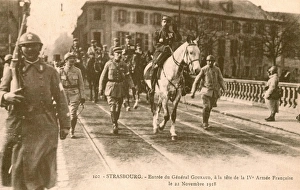 General Gouraud entering Strasbourg General Gouraud entering Strasbourg