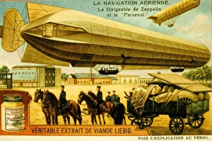 German airship designed by Count von Zeppelin German airship designed by Count von Zeppelin