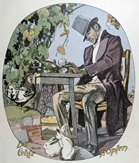 A Glass Of Wine By Ferdinand Gotz A Glass Of Wine By Ferdinand Gotz