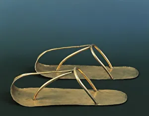 Antique gold sales sandals