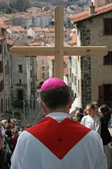 Good Friday procession in Le Puy en Velay Good Friday procession in Le Puy en Velay