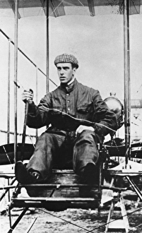 Graham White, British pioneer aviator, c1910 Graham White, British pioneer aviator, c1910