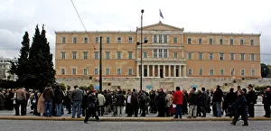 Greece, Athens, Protest against financial crisis