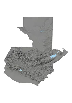 Guatemala, Relief Map