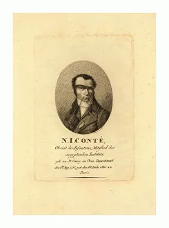 Head-and-shoulders Portrait Of Nicolas Conte Head-and-shoulders Portrait Of Nicolas Conte