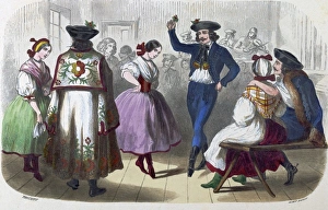 Hungarian Dancers By Auguste Trichon Hungarian Dancers By Auguste Trichon