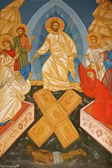 Images Dated 20th March 2009: Icon in St Georges orthodox church
