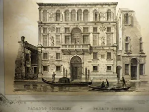 Illustration of the Palazzo Contarini Illustration of the Palazzo Contarini