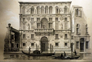 Illustration of the Palazzo Contarini Illustration of the Palazzo Contarini