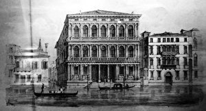 Illustration of The Palazzo Rezzonico Illustration of The Palazzo Rezzonico