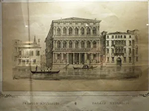 Illustration of The Palazzo Rezzonico Illustration of The Palazzo Rezzonico