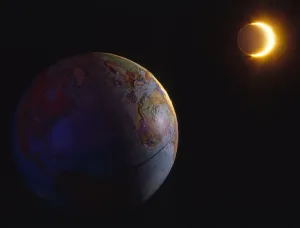 Solar Eclipse Model Print