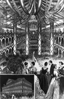Inauguration reception for President Benjamin Harrison, Washington, D.C., 1889.Benjamin Harrison Inauguration reception for President Benjamin Harrison, Washington, D.C., 1889.Benjamin Harrison