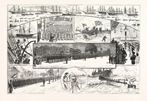 Incidents The Naval Review Fortress Monroe. From Sketches By J.o. Davidson Incidents The Naval Review Fortress Monroe. From Sketches By J.o. Davidson