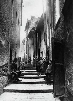 Italian Heritage Collection: Italy, Basilicata, potenza, old alley, 1920