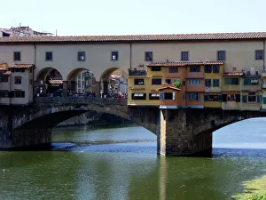 Italy, Florence, View of Ponte Vecchio