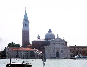 Italy, Venice, View of San Giorgio Maggiore church