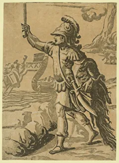 Jason Returning With The Golden Fleece / Aa [monogram Of Andrea Andreani Jason Returning With The Golden Fleece / Aa [monogram Of Andrea Andreani