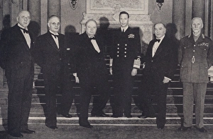 King George VI and Winston Churchill King George VI and Winston Churchill