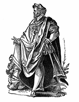 Knight Templar in travelling dress Knight Templar in travelling dress