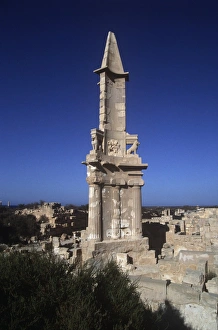 Libya, Sabratha, Historical Tripolitania, Punic tomb Libya, Sabratha, Historical Tripolitania, Punic tomb
