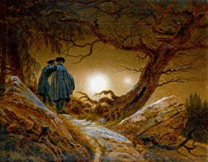 Man and Woman Gazing at the Moon (c1824) Man and Woman Gazing at the Moon (c1824)