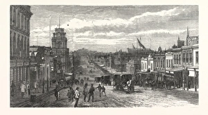 Melbourne The Present Time View Great Bourke Street Melbourne The Present Time View Great Bourke Street