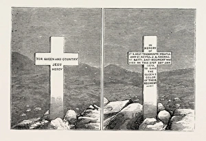 Memorial Stone At The Graves Of Lieutenants Melvill And Coghill Memorial Stone At The Graves Of Lieutenants Melvill And Coghill