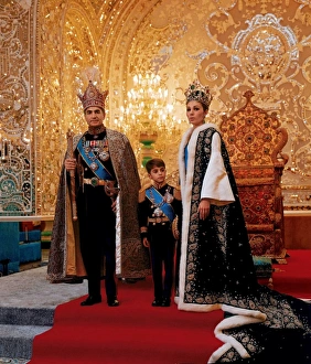 Mohammed Reza Shah Pahlavi (1919-1980) Shah of Iran 1941-1979, with his third wife Farah Diba Mohammed Reza Shah Pahlavi (1919-1980) Shah of Iran 1941-1979, with his third wife Farah Diba