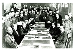 Negotiating Treaty of Brest - Litovsk Negotiating Treaty of Brest - Litovsk