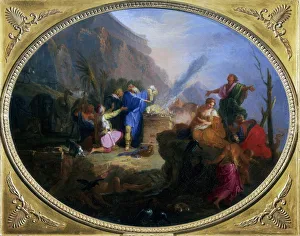 Noah's Sacrifice in thanks for deliverance from the flood. Nicolas Bertin (1668-1736) Noah's Sacrifice in thanks for deliverance from the flood. Nicolas Bertin (1668-1736)