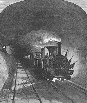 Opening of the Mont Cenis railway tunnel Opening of the Mont Cenis railway tunnel