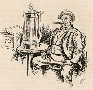 Otto Edward Leopold von Bismarck (1815-1898) German statesman. Cartoon showing Bismarck